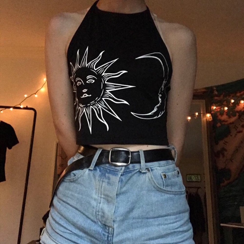 SheIn Sun and Moon halter